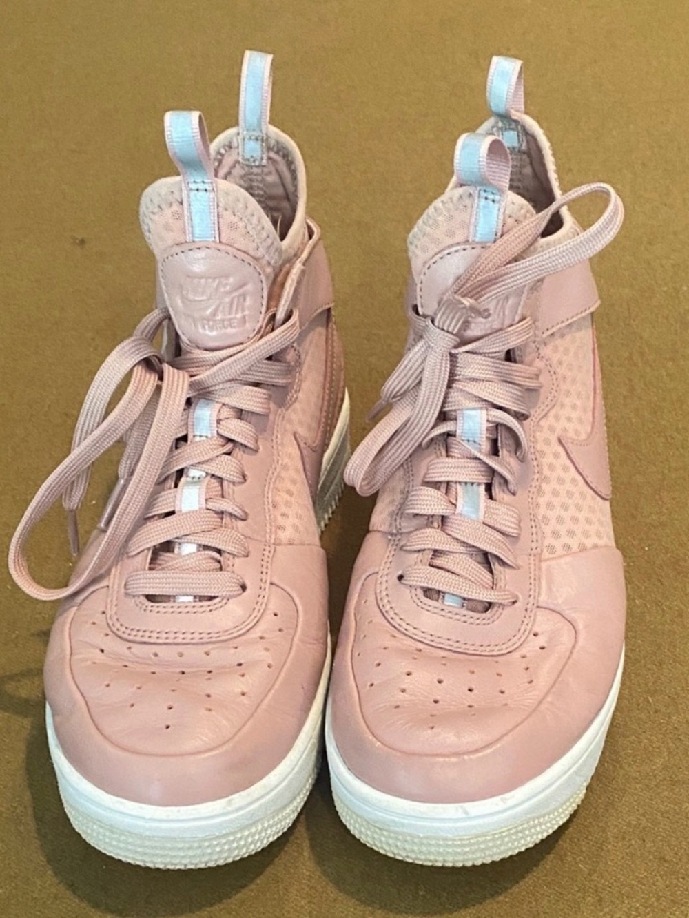 👟 Nike Air Force 1 Ultraforce Mid "Particle Pink" Women 8 AF1 Neoprene lining